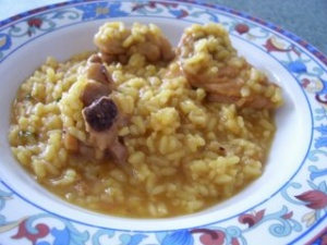 RISOTTO CON PECHUGA DE POLLO